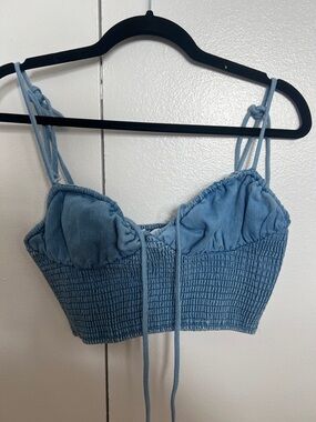 Crop Top with Tie Straps